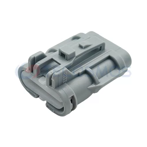 Waterproof IP66 Copper Contact ABS/Nylon Housing Wire Harness Headlight Fog Lamp Plug for Car 3-Pin Female 7123-7434 - image 2